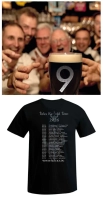 CD „9“ & T-Shirt Herren „Tourdaten 2026“ - Black