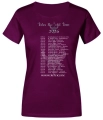 Tour-Shirt 2026 - Damen - burgund